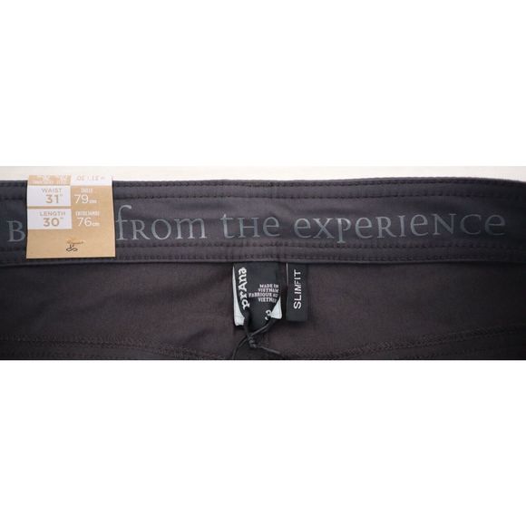 prAna M4BN30312 Men’s Sz 31x30 Charcoal Gray Everyday Essential Brion Pants $79 - Picture 3 of 7